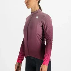Sportful Rocket Thermal Women's Long Sleeve Jersey - Mauve -Deals Sport Gilet Store SF21536Mauve 3