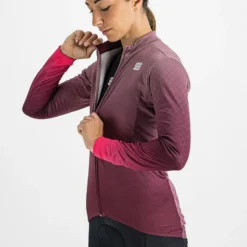 Sportful Rocket Thermal Women's Long Sleeve Jersey - Mauve -Deals Sport Gilet Store SF21536Mauve 7