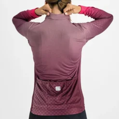 Sportful Rocket Thermal Women's Long Sleeve Jersey - Mauve -Deals Sport Gilet Store SF21536Mauve 9