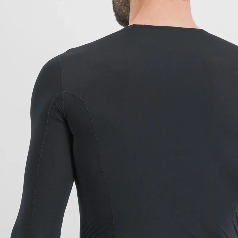 Sportful Midweight Men's Long Sleeve Base Layer - Black 6 Sportful Midweight Men's Long Sleeve Base Layer - Black - Image 4