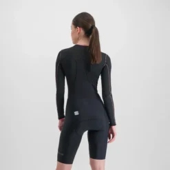 Sportful Midweight Women's Long Sleeve Base Layer - Black -Deals Sport Gilet Store SF21552BLK2