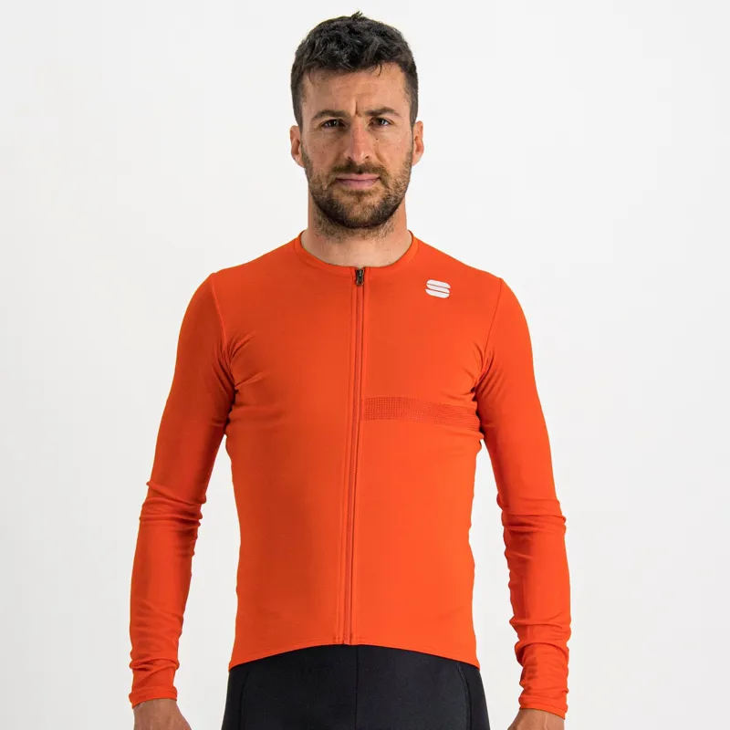 Sportful Matchy Men's Long Sleeve Jersey - Chili Red 3 Sportful Matchy Men's Long Sleeve Jersey - Chili Red