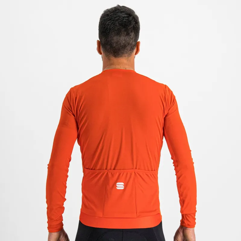 Sportful Matchy Men's Long Sleeve Jersey - Chili Red 4 Sportful Matchy Men's Long Sleeve Jersey - Chili Red - Image 2