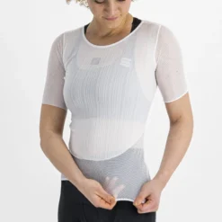 Sportful Pro Base Layer Women's Short Sleeve Base Layer - White -Deals Sport Gilet Store SF22036WHT3