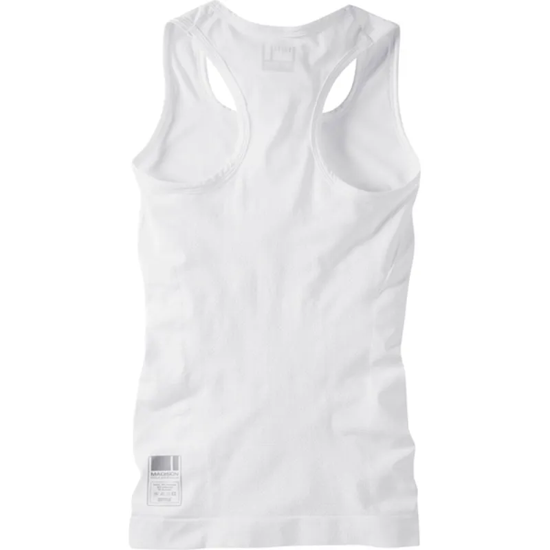 Madison Isoler Mesh Womens Sleeveless Base Layer - White 4 Madison Isoler Mesh Womens Sleeveless Base Layer - White - Image 2