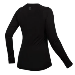 Endura BaaBaa Blend Women's Long Sleeve Baselayer - Black 8 Endura BaaBaa Blend Women's Long Sleeve Baselayer - Black -Deals Sport Gilet Store e6165bk back lg