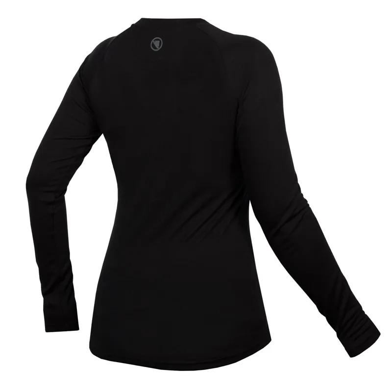 Endura BaaBaa Blend Women's Long Sleeve Baselayer - Black 5 Endura BaaBaa Blend Women's Long Sleeve Baselayer - Black - Image 3