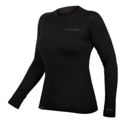 Endura BaaBaa Blend Women's Long Sleeve Baselayer - Aubergine -Deals Sport Gilet Store e6165bk lg 1