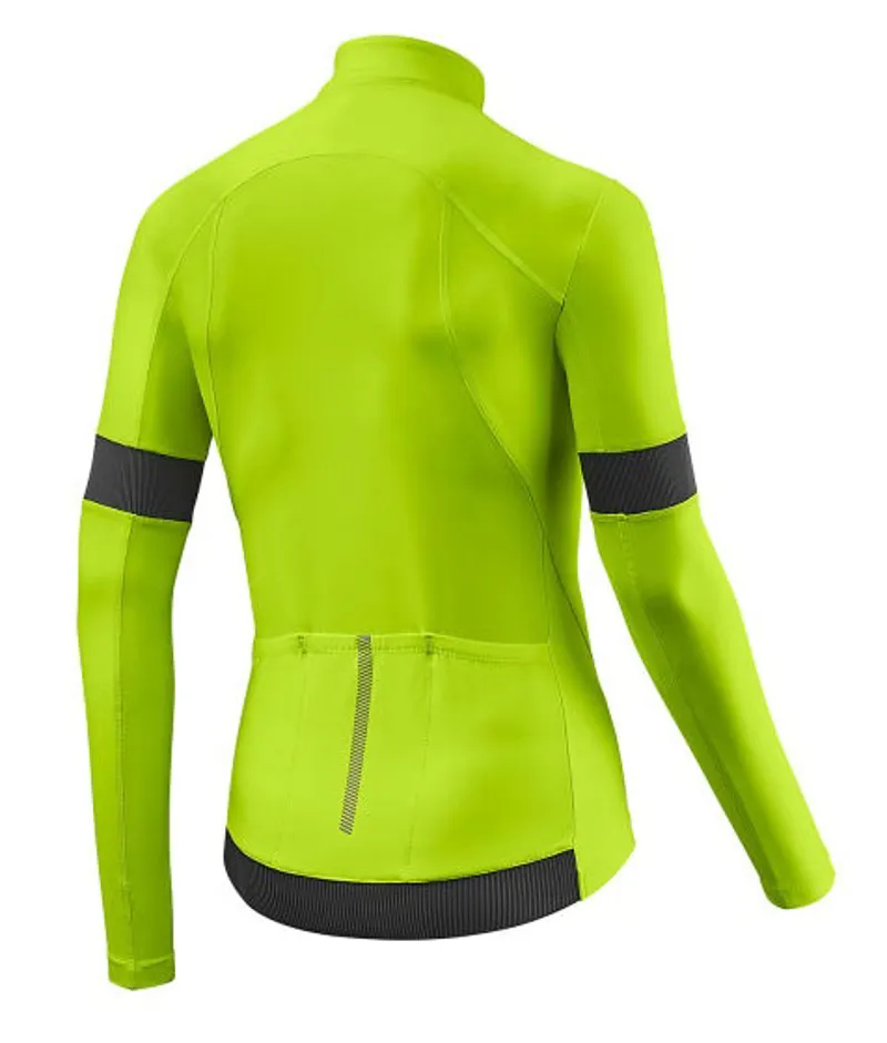 Giant Illume Mid-Thermal Long Sleeve Jersey - Neon Yellow 3 Giant Illume Mid-Thermal Long Sleeve Jersey - Neon Yellow