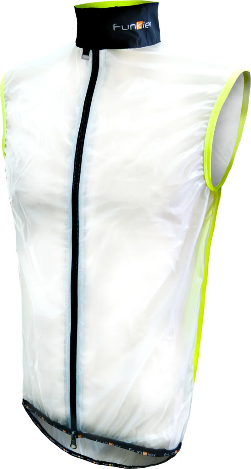 Funkier Evo Windbreaker Gillet - Clear/Yellow 5 Funkier Evo Windbreaker Gillet - Clear/Yellow - Image 3