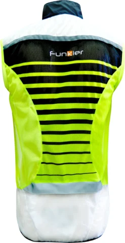 Funkier Evo Windbreaker Gillet - Clear/Yellow