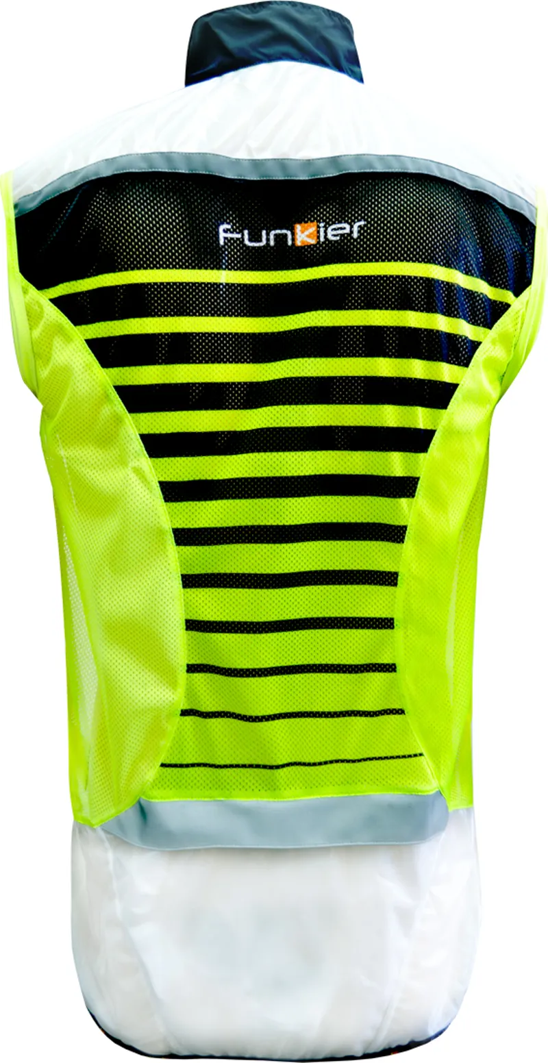 Funkier Evo Windbreaker Gillet - Clear/Yellow 3 Funkier Evo Windbreaker Gillet - Clear/Yellow