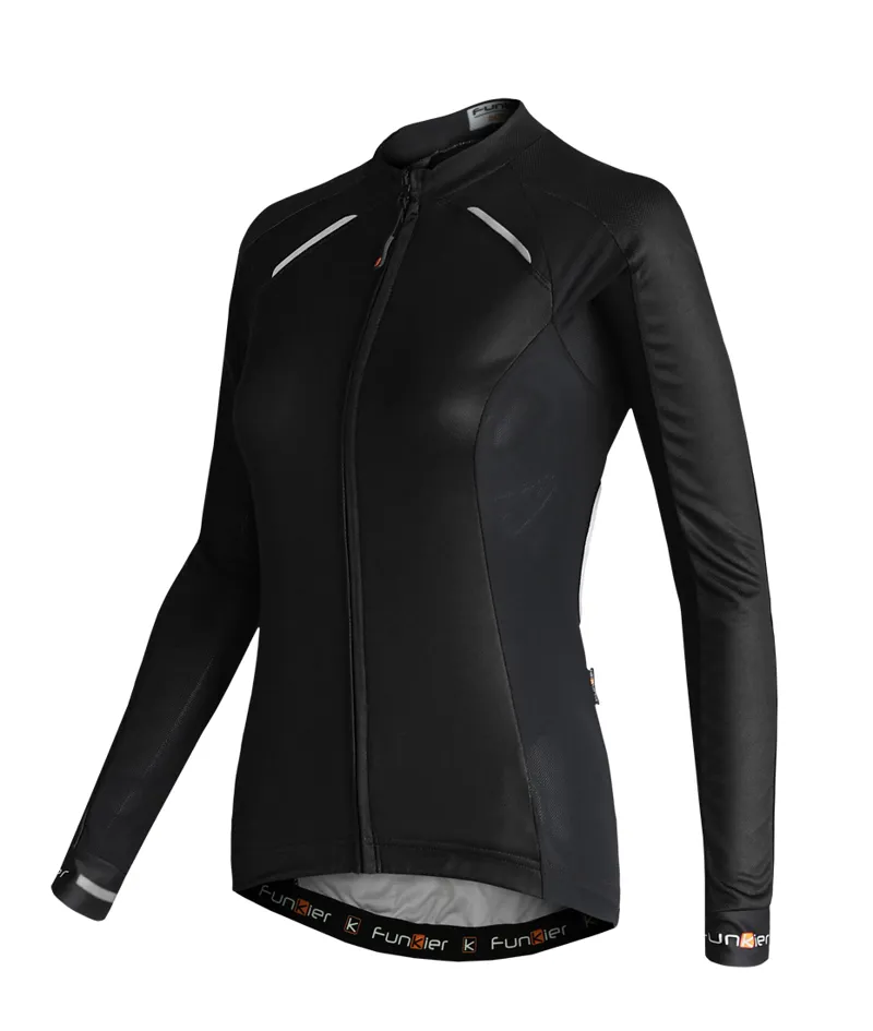 Funkier Odessa Womens Summer Long Sleeve Jersey - Black 3 Funkier Odessa Womens Summer Long Sleeve Jersey - Black