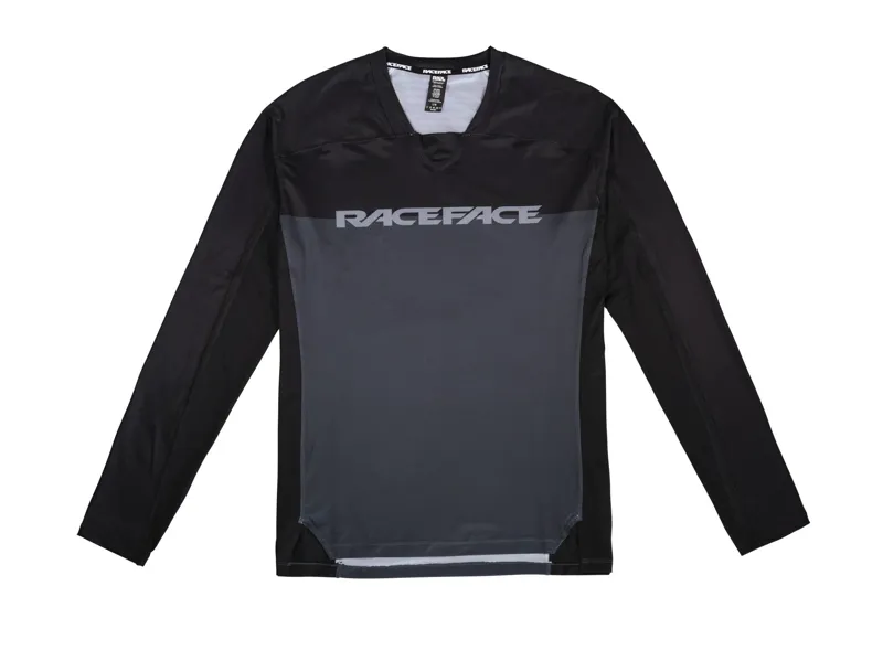 Race Face Diffuse Long Sleeve Jersey - Grey 6 Race Face Diffuse Long Sleeve Jersey - Grey - Image 4