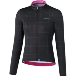 Shimano Kaede Women's Thermal Long Sleeve Jersey - Black 11 Shimano Kaede Women's Thermal Long Sleeve Jersey - Black -Deals Sport Gilet Store sc6801