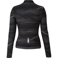 Shimano Kaede Women's Thermal Long Sleeve Jersey - Black/Grey -Deals Sport Gilet Store sc6803 back