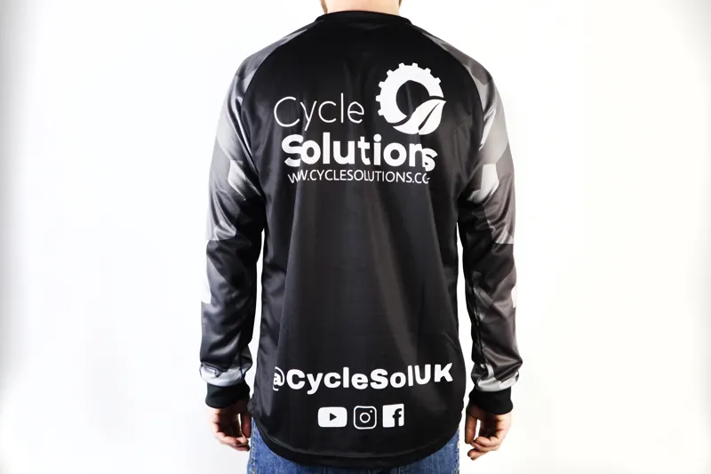 Cycle Solutions Long Sleeve Mountain Bike Jersey - Black/Camo 5 Cycle Solutions Long Sleeve Mountain Bike Jersey - Black/Camo - Image 3