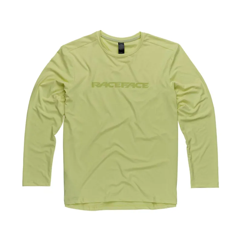 Race Face Commit Long Sleeve Tech Men's Jersey - Tea Green 3 Race Face Commit Long Sleeve Tech Men's Jersey - Tea Green